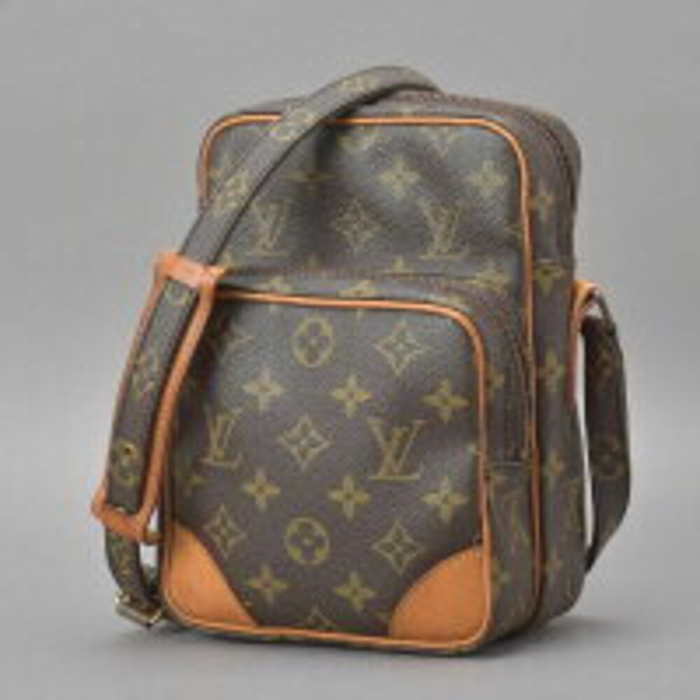 Louis Vuitton Amazon shoulder bag Monogram leather brown fill crossbody - Picture 2 of 10